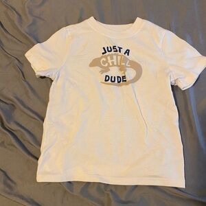 Just a Chill Dude Kids T-Shirt - White